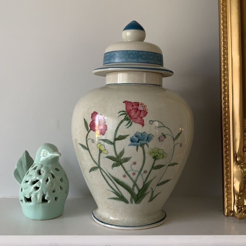Ginger Jar Andrea by Sadek hand‎ painted floral